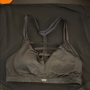 VSX Black Medium-Impact Sports Bra